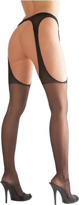 Cottelli Collection Straps-Strumpfhose ouvert (L, XL)