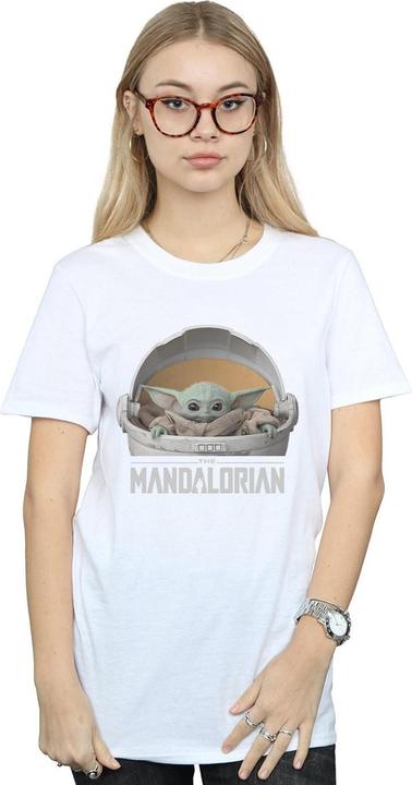 Immagine prodotto Star Wars The Mandalorian The Child Pod Maglietta Ampia Donna (XXL)