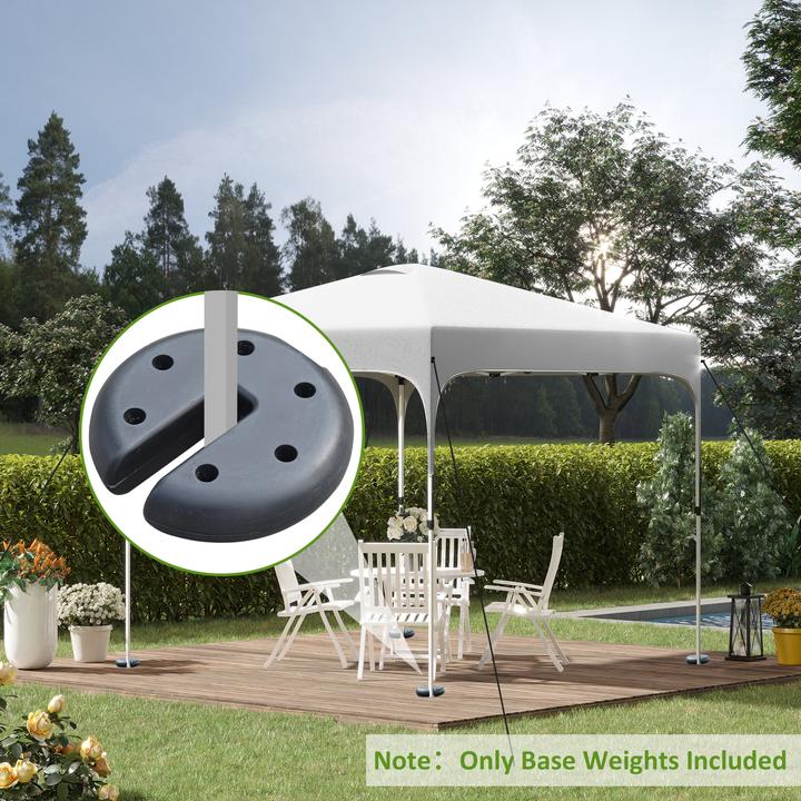 Immagine prodotto Outsunny Pesi aggiuntivi per il padiglione pieghevole (20 cm, 20 cm)