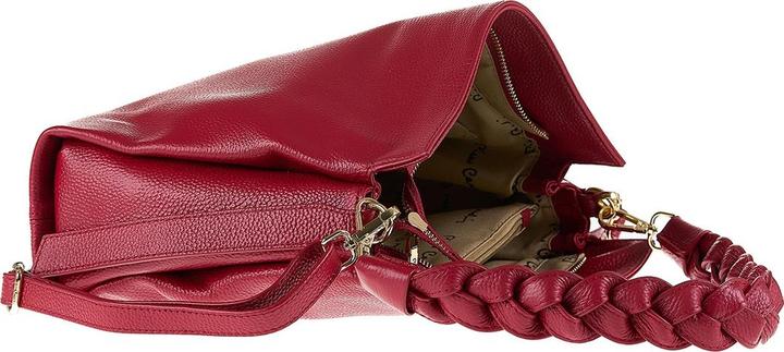 Actual product image Pierre Cardin Damen Schultertasche Made In Italy - Modell Aurelia Elite - 100% Leder - 30.0 X 25.0 X 12.0 Cm