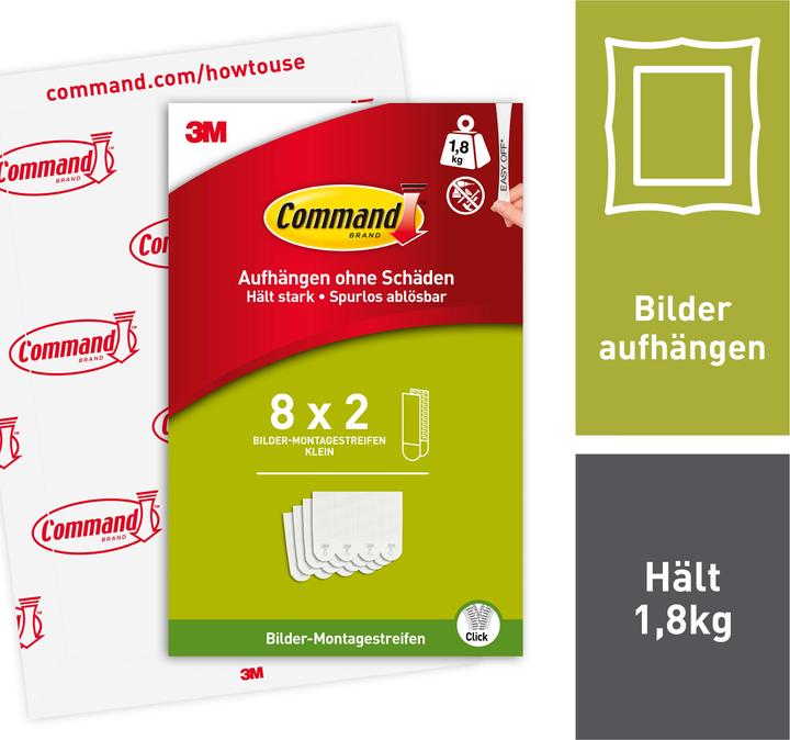 Produktbild Command Bilder-Montage-Strips S (1.80 kg)