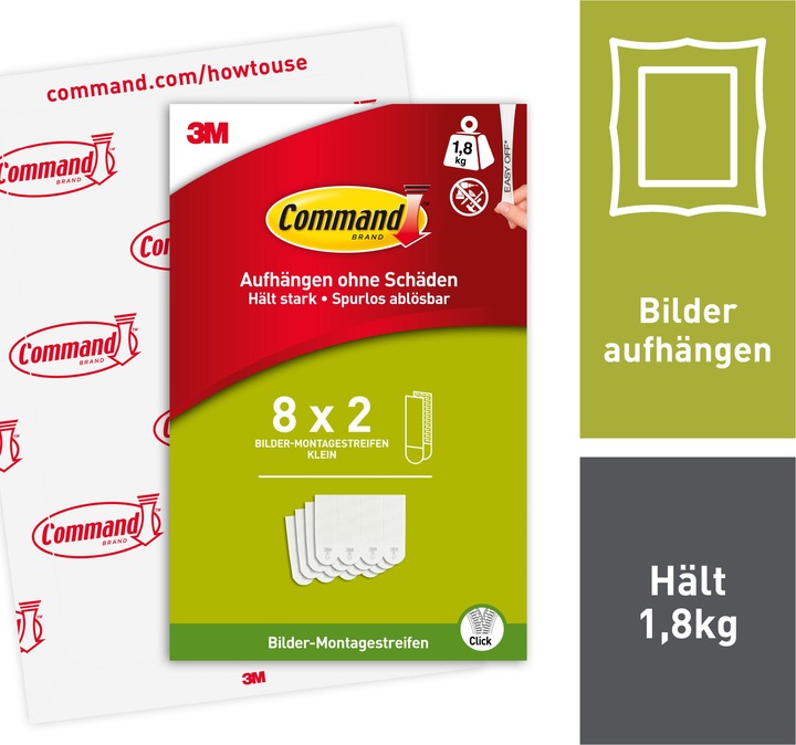 Image du produit Command Languettes Accroches Tableaux S (1.80 kg)