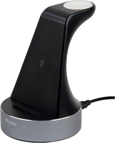 Produktbild Verbatim 2 in 1 Qi Wireless+Apple Watch Charger (27 W)