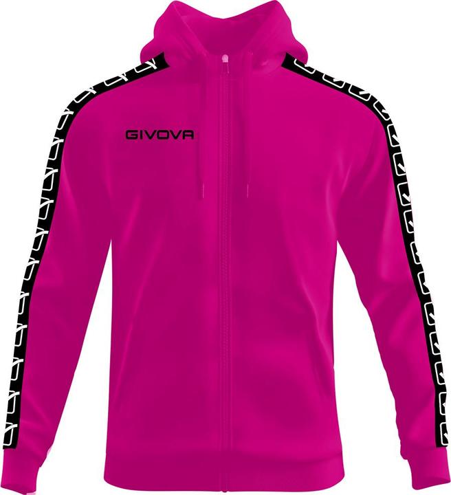 Produktbild Givova Sweatshirt mit Kapuze Streifen Full Zip (L)