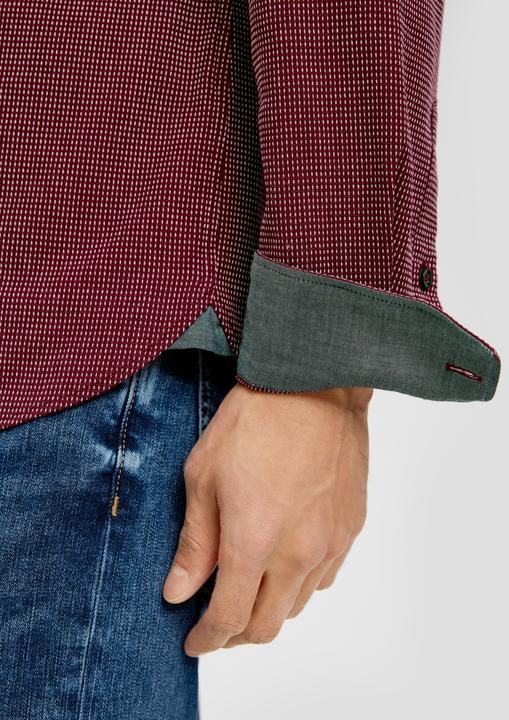 Immagine prodotto s.Oliver Hemd Hemd mit Dobby-Struktur (S)