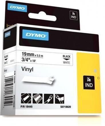 Produktbild Dymo Rhino Vinylband, schwarz (1.90 cm, Weiss)