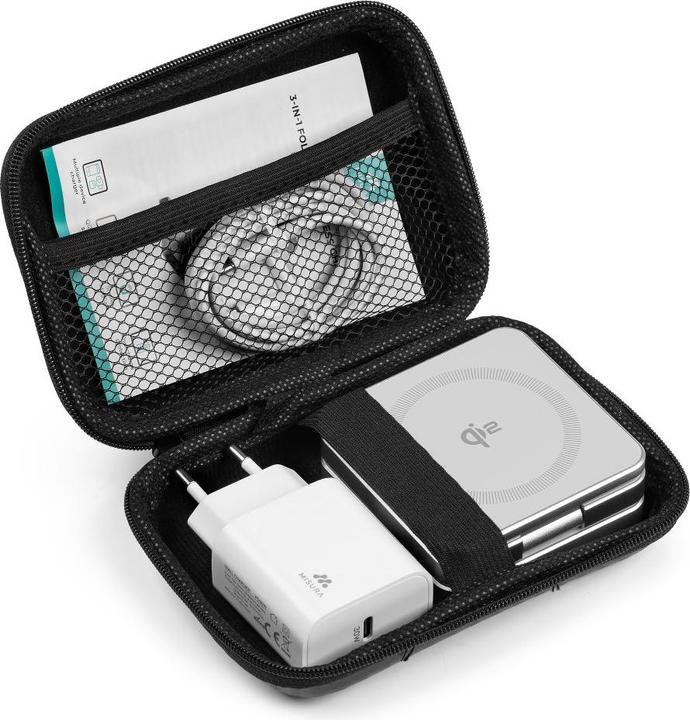 Actual product image Misura MH08 Pro - 3-in-1 Foldable Qi2 Wireless Charger - BLACK