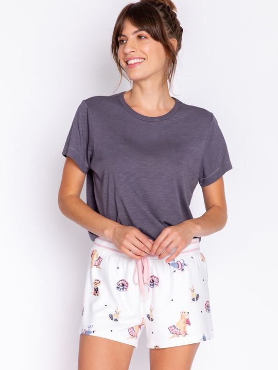 Image du produit Pj Salvage Shorts blanc/Ã petits motifs (38)