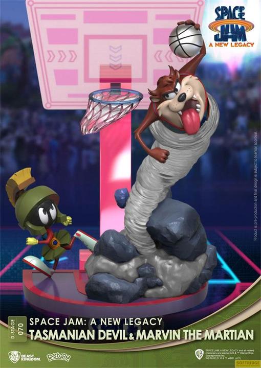 Actual product image Beast Kingdom Space Jam 2 D-Stage : Taz + Marvin