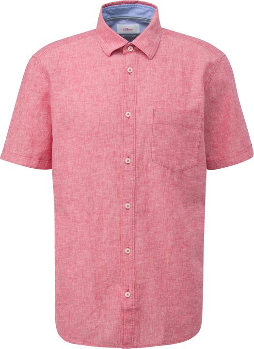 Immagine prodotto s.Oliver Hemd Regular: Kurzarmhemd aus Leinen-Baumwoll-Mix (S)