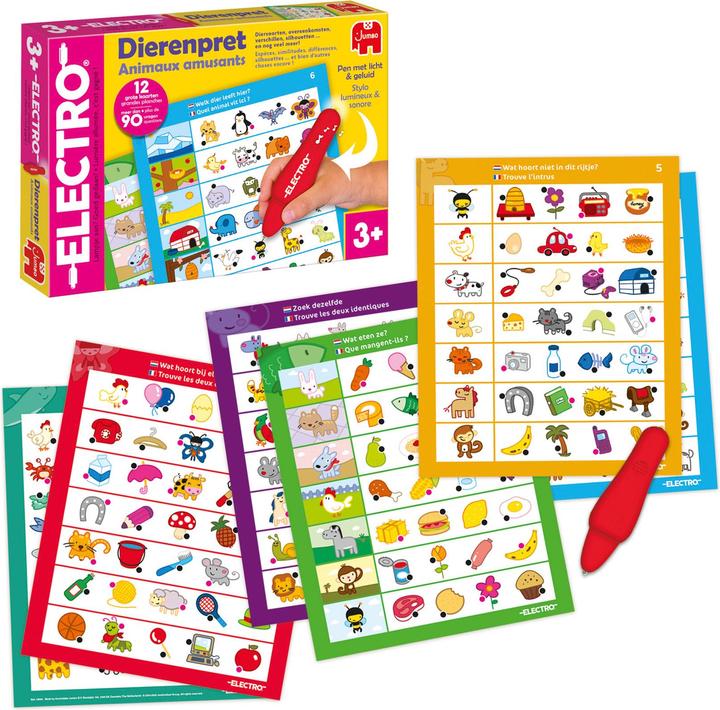 Actual product image Jumbo Electro Wonderpen Animals (French, German)