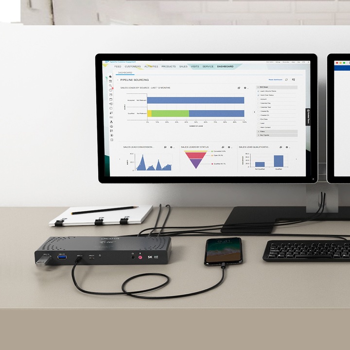 Immagine prodotto Dicota Docking station USB-C 13-in-1 5K HDMI/DP (USB-C, 1 Porti)