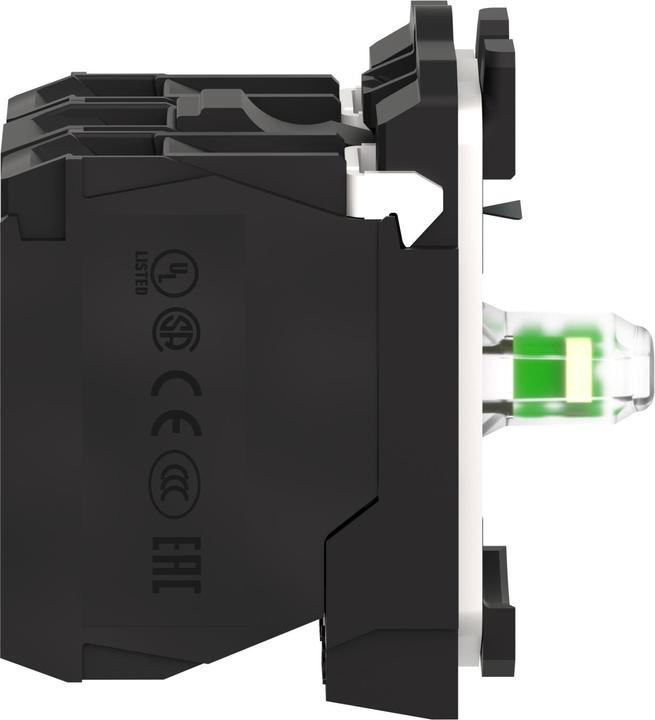 Actual product image Schneider Electric Auxiliary switch block, Ř 22, white Integral ZB5AW0M13