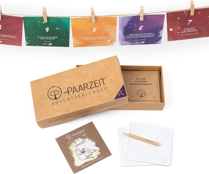 Produktbild Paarzeit Adventskalender für Paare, Edition 1