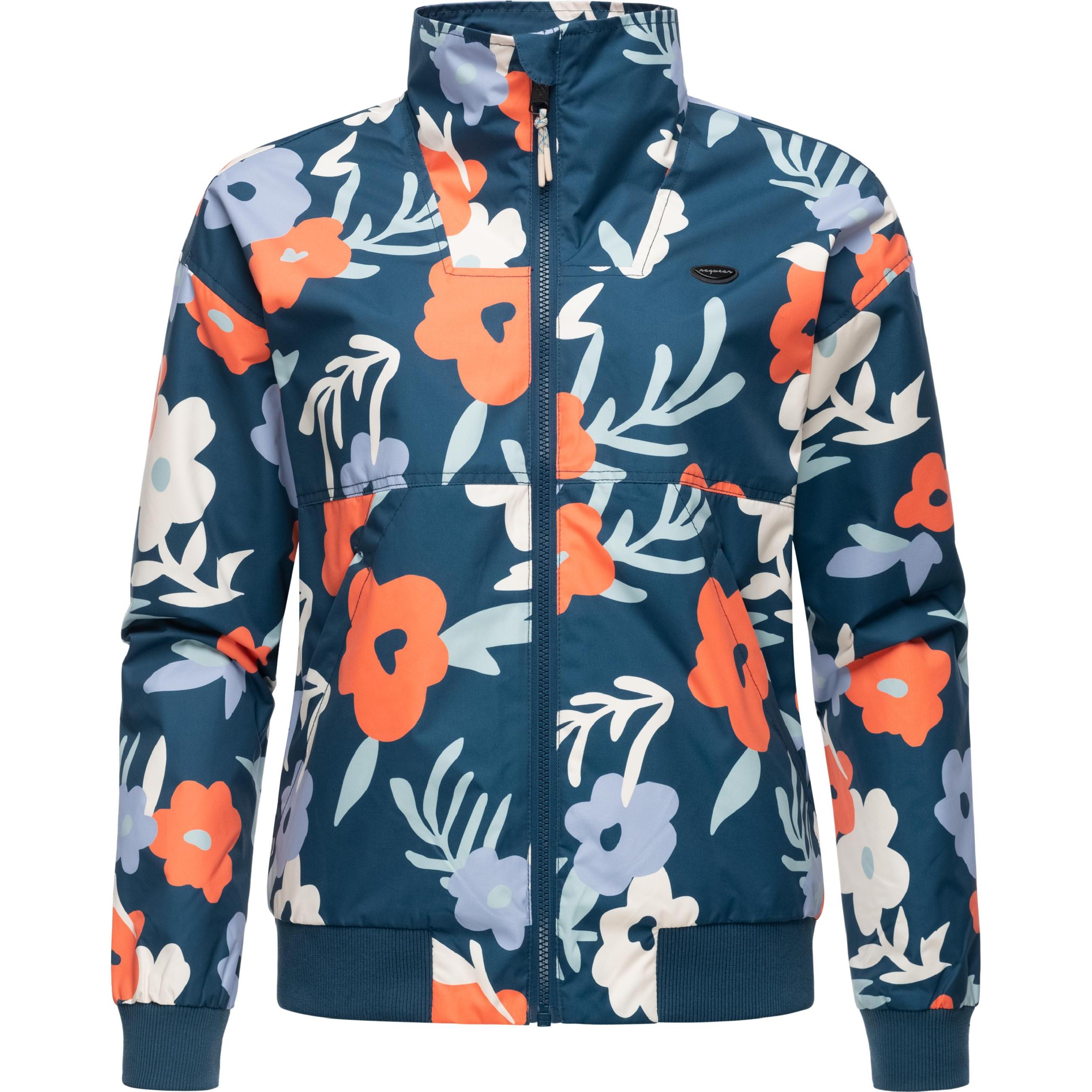 Ragwear, Damen, Jacke, Goona Print (XXL), Türkis, XXL