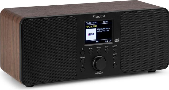 Actual product image Audizio DAB+ Radio Genua Braun, Radio Tuner: FM, DAB+ (FM, DAB+, Bluetooth)