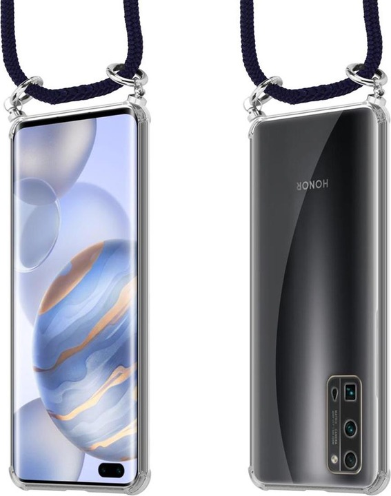 Produktbild Cadorabo TPU Handy Kette SILBER Cover
