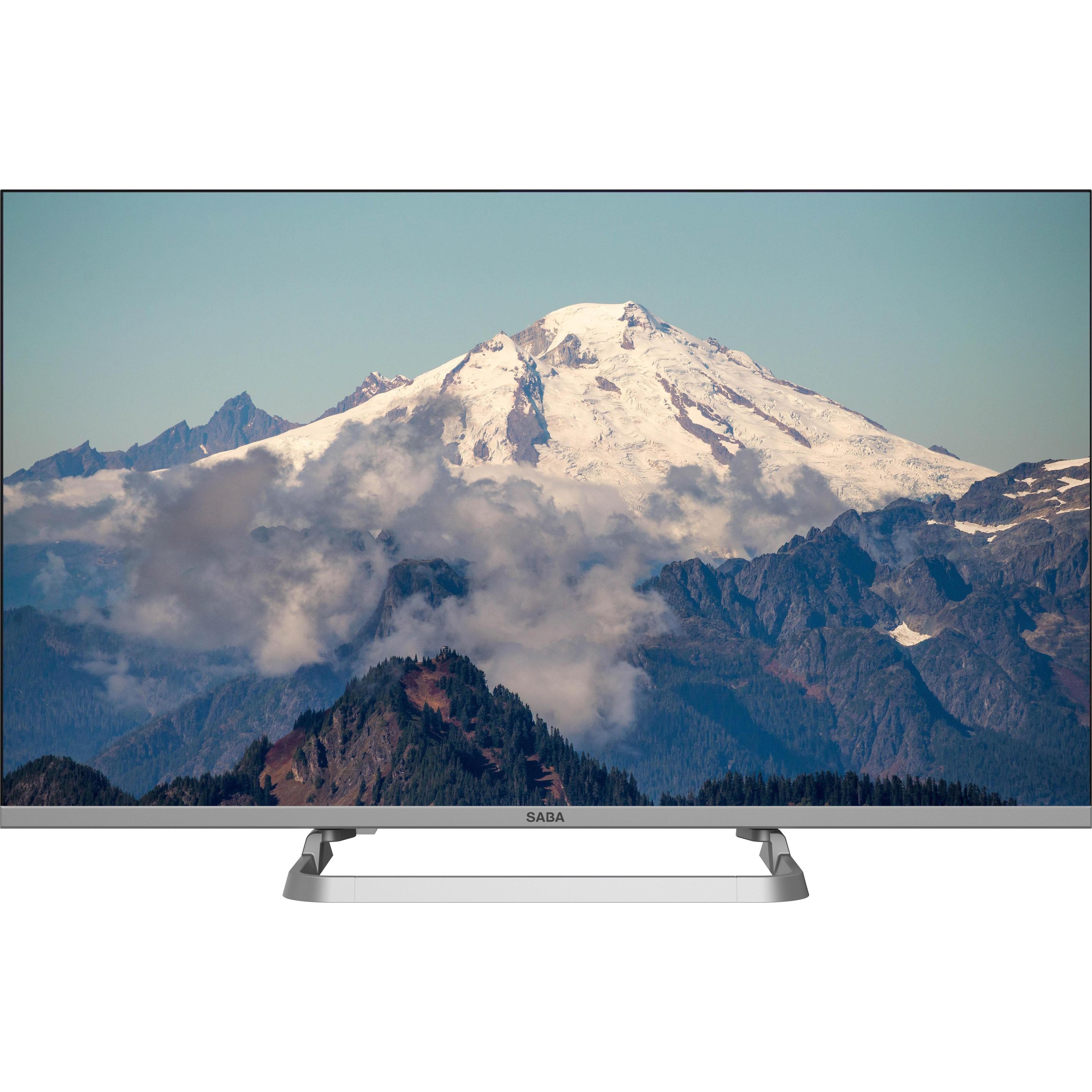 Saba LED-Fernseher HD 32 Zoll, Dreifachtuner DVB-T2/C/S2 (32", LED, HD), TV, Grigio