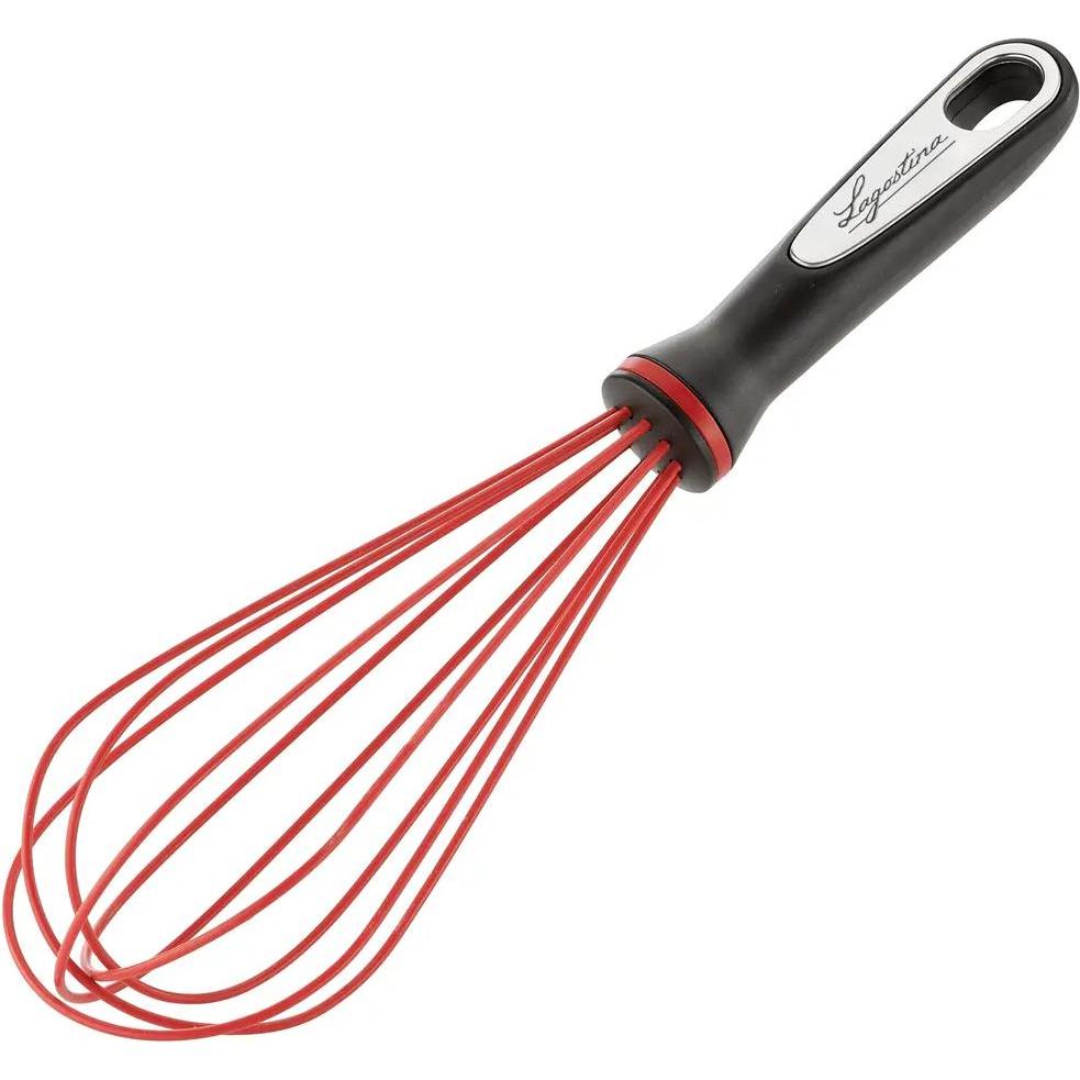Lagostina Ingenio Smart, Frusta in silicone, Frusta da cucina, Rosso, Nero
