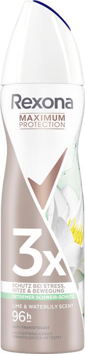 Rexona Déodorant Spray Maximum Protection Lime and Waterlily 150 ml (Spray, 150 ml)