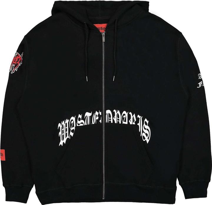 Image du produit Wasted Paris weathirt à capuche wated pari zip 10 year (S)