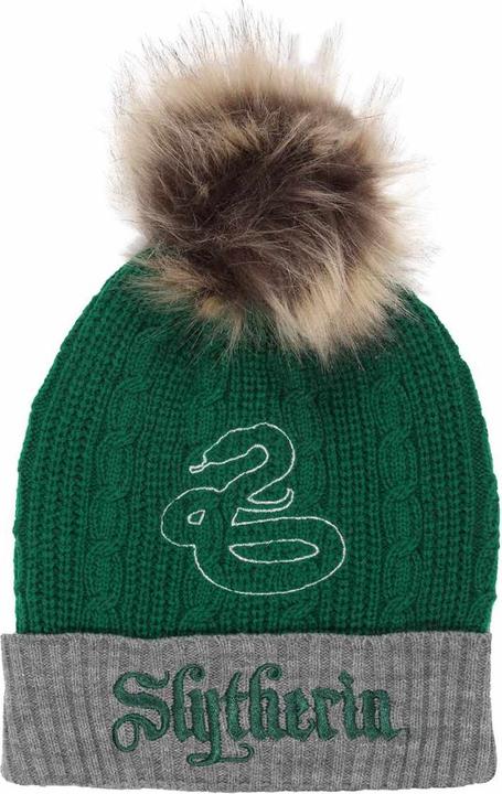 Image du produit Bonnet Pom Pom Serpentard (Taille unique)