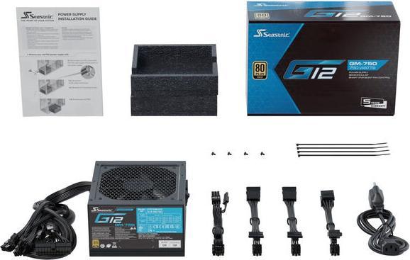 Actual product image Seasonic G12 GM-750 (750 W)