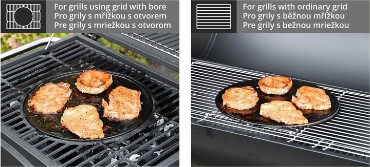 Produktbild Cattara Grillplatte rund GUSSEISEN (für Grills 13040,13043)
