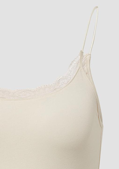 Image du produit S.Oliver T-Shirt Spaghettiträgertop mit Spitzendetail (M)