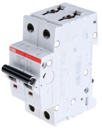 Image du produit ABB Disjoncteur S200 type C 8A 10kA