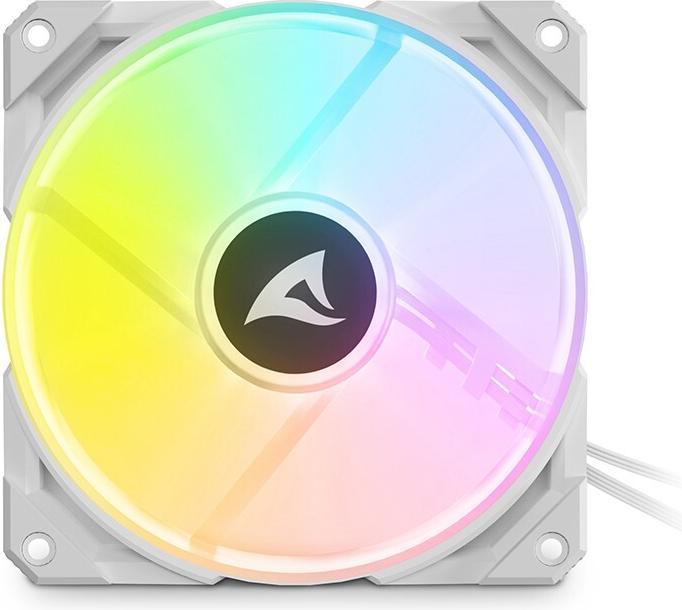 Actual product image Sharkoon Rebel F50 PWM ARGB White (120 mm)