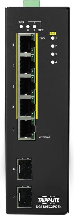 Eaton 5-Port Lite Managed Industrial Gigabit Ethernet Switch - 10/100/1000mbps -10 to 60 C (5 Ports)