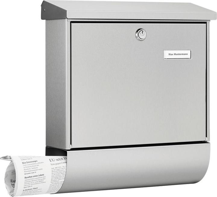 Actual product image Burg Wächter Stainless steel letterbox AMRUM-SET 38670 NI
