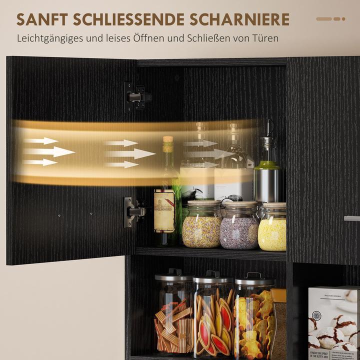 Image du produit Homcom Armoire de cuisine (80 x 35 x 180 cm)