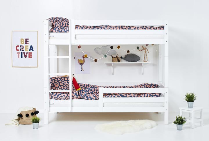 Immagine prodotto Hoppekids Letto a castello a soppalco di lusso ECO con protezione anticaduta e scala dritta (90 x 200 cm)