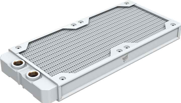 Corsair Radiator, XR5 240 V2 White (2x120mm radiator 30mm thick), A slim type 240mm rad (120 mm)