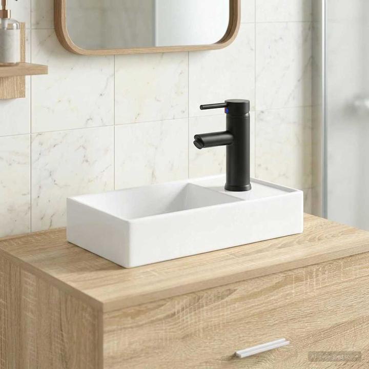 Actual product image vidaXL Badezimmerwaschbecken (225 mm, 405 mm)