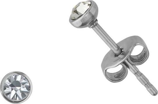 Image du produit Bijouteria Clous d'oreille (Acier inoxydable, PVC, Cristallin)