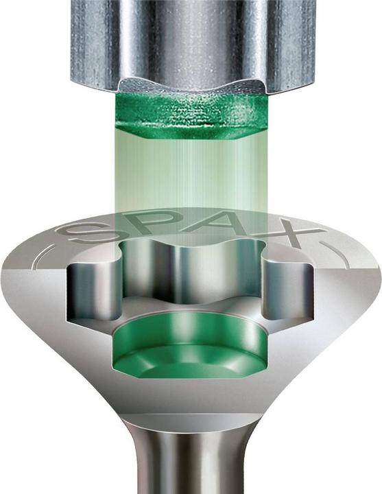 Produktbild Spax A2 Senkkopf Bremsrippen T-Star Plus T10 Vollgewinde (200 Schrauben pro Stück)