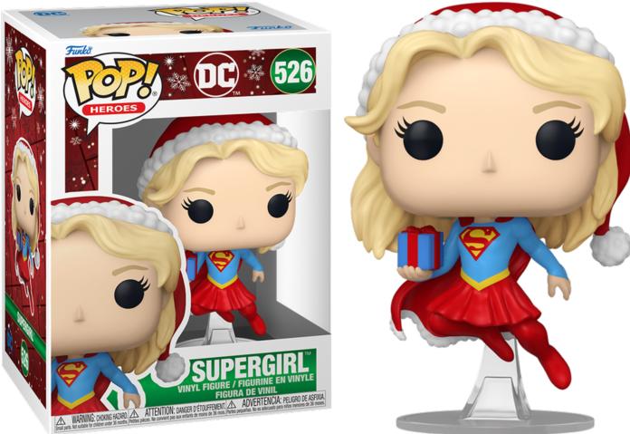 Actual product image Funko DC Comics POP! Heroes Vinyl Figure Holiday '24- Supergirl 9 cm
