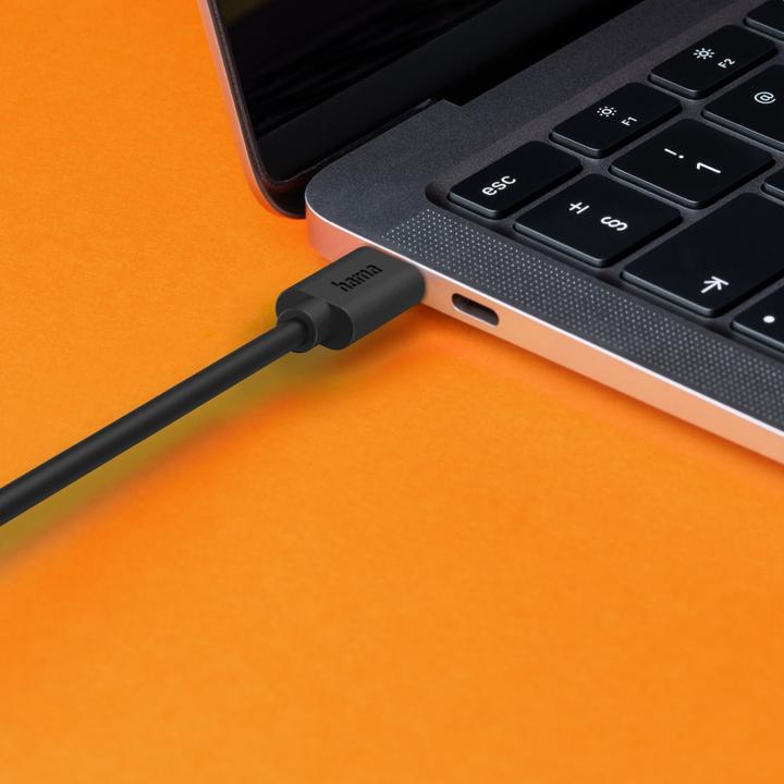Immagine prodotto Hama USB-Kabel, USB-C - USB-C, 1,2 m, Schwarz (1.20 m, USB 2.0, 60 W)