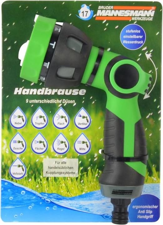 Productafbeelding Mannesmann DUPLIKAT multifunctionele handdouche, 9 standen (Ronde sproeier)
