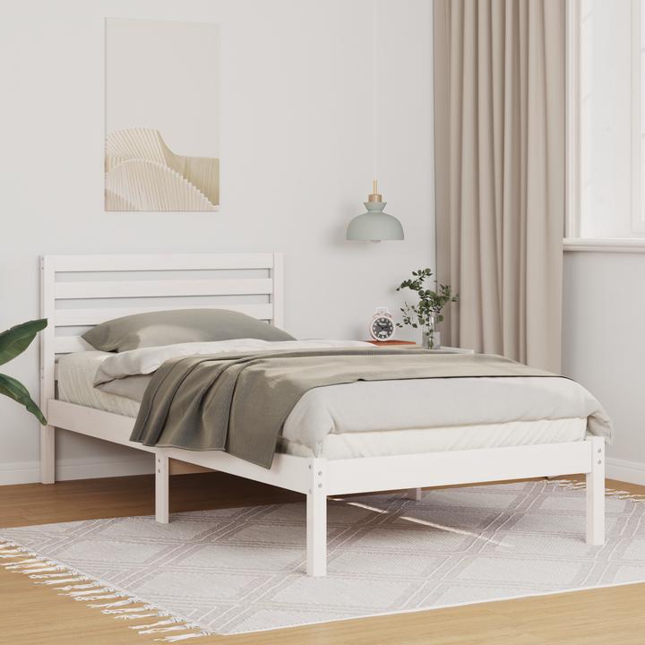 Actual product image vidaXL Plattformbettgestell (75 x 190 cm)