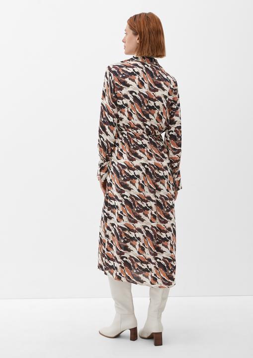 Image du produit s.Oliver Kleid Viskose-Kleid mit Knopfleiste (46)