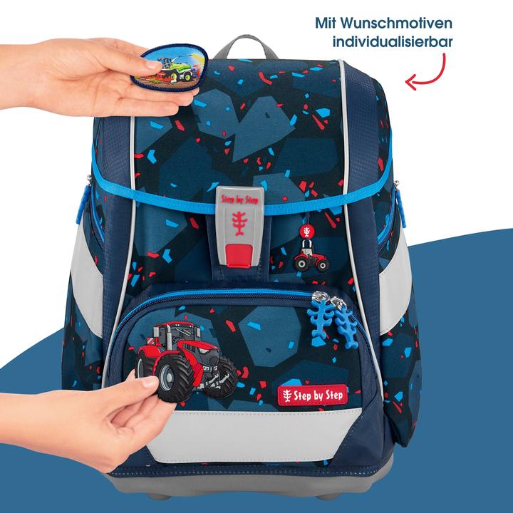 Produktbild Step by Step Schulranzen-Set 2IN1 PLUS „Tractor Freddy“, 9-tlg.