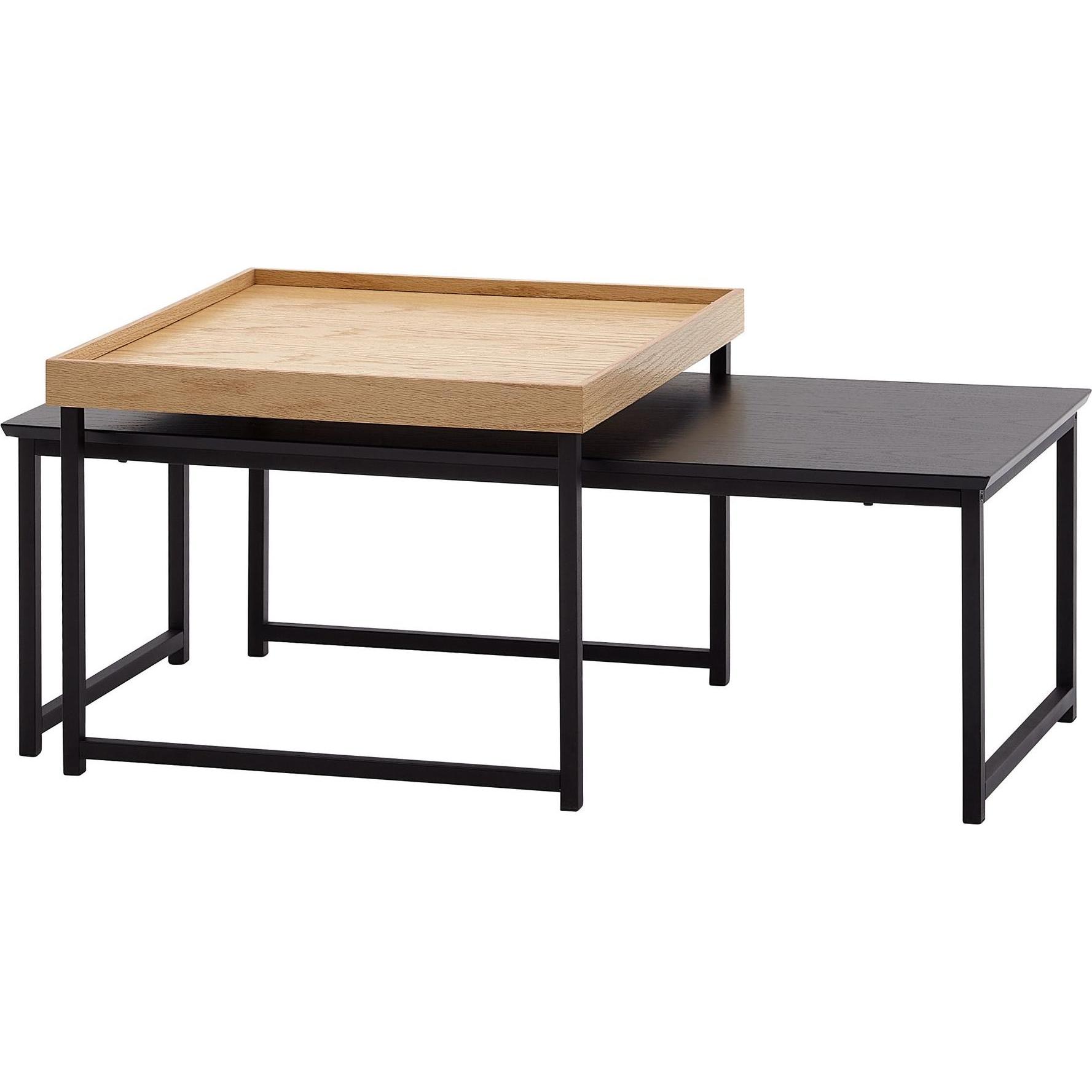 FineBuy, Couchtisch + Beistelltisch, Lana