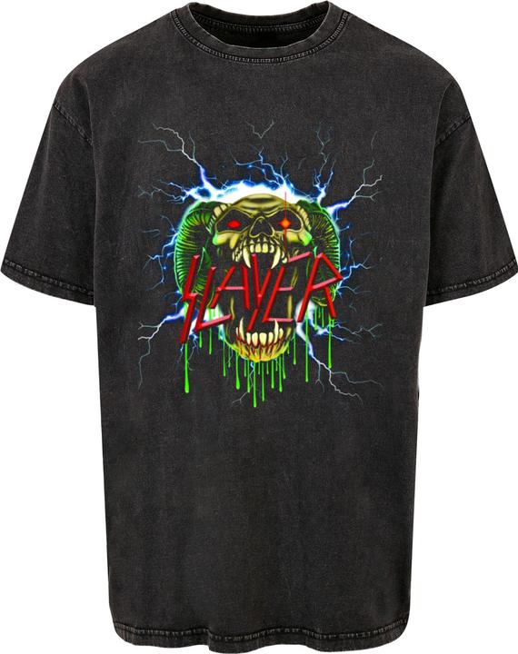 Produktbild Merchcode SLA - Electric Demon Acid Washed Oversize Tee - 169705 (S)