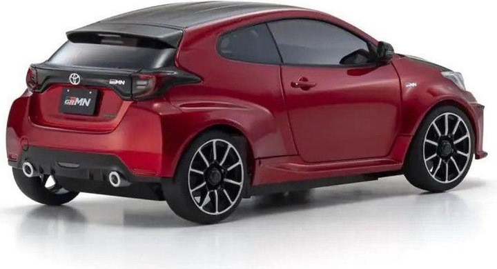 Actual product image Kyosho Mini-Z MA020 Toyota GRMN Yaris Rally Rot, ARTR (ARR Almost Ready to Run)