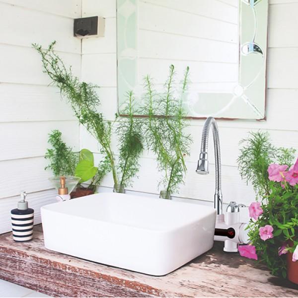 Image du produit IHP MAUK Wasserhahn, flexibelr m. Durchlauferhitzer u. LED Temperaturanzeige