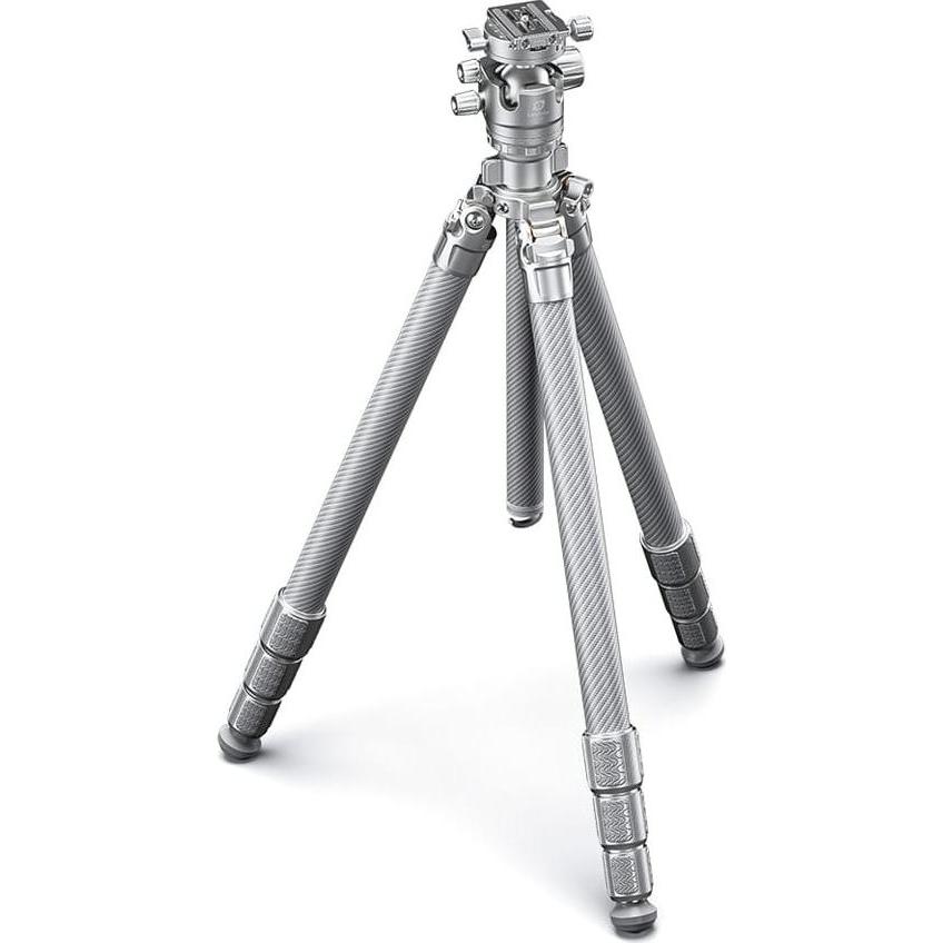 Leofoto statyw Gabriel LG-324C+LH-40R SI, Stativ, Silber